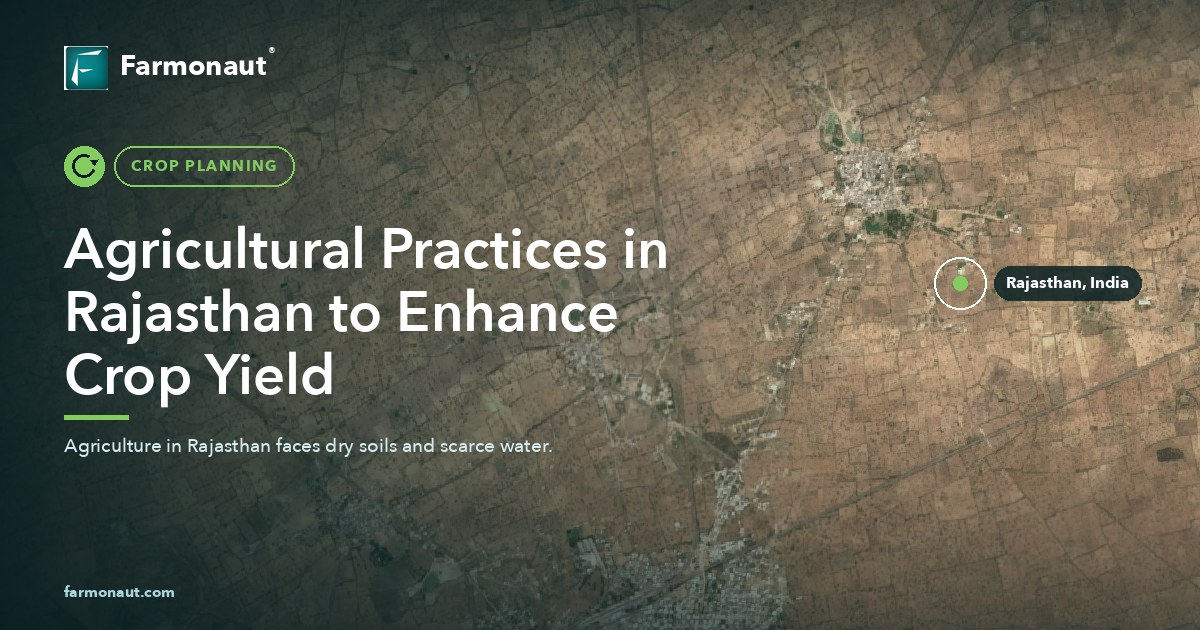 Agricultural Practices In Rajasthan To Enhance Crop Yield