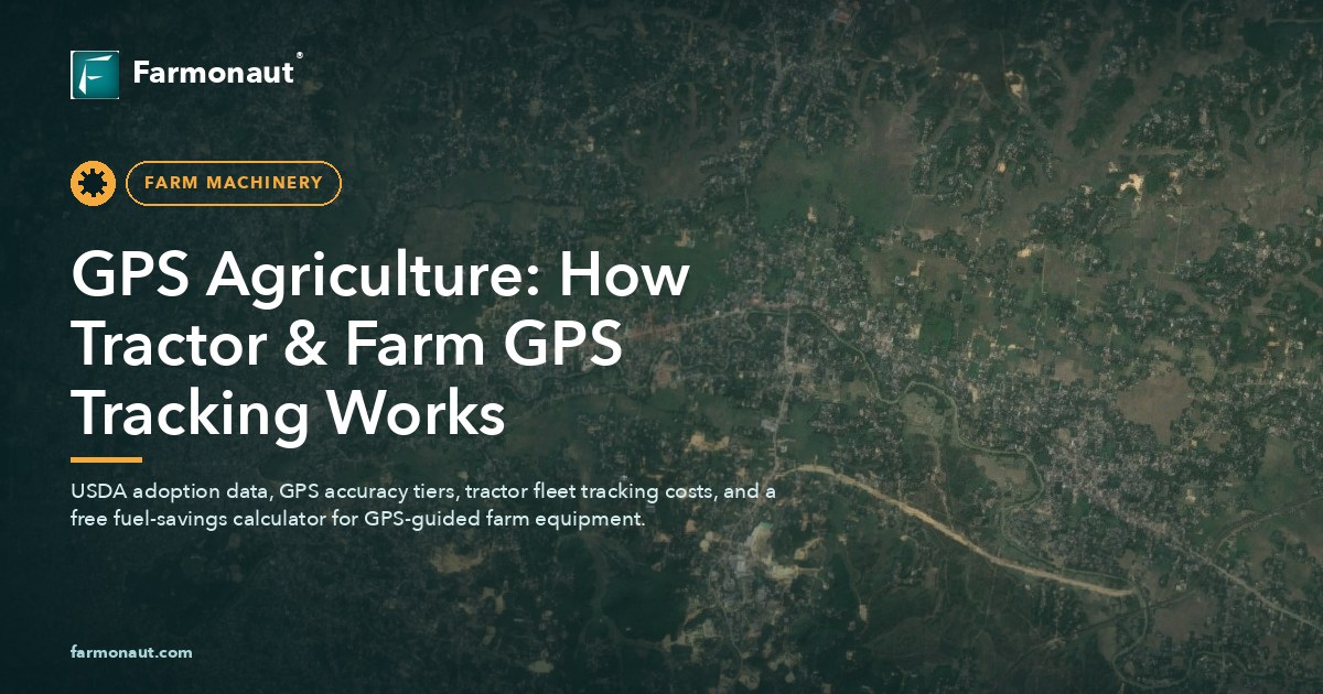 Gps Agriculture: How Tractor &Amp; Farm Gps Tracking Works
