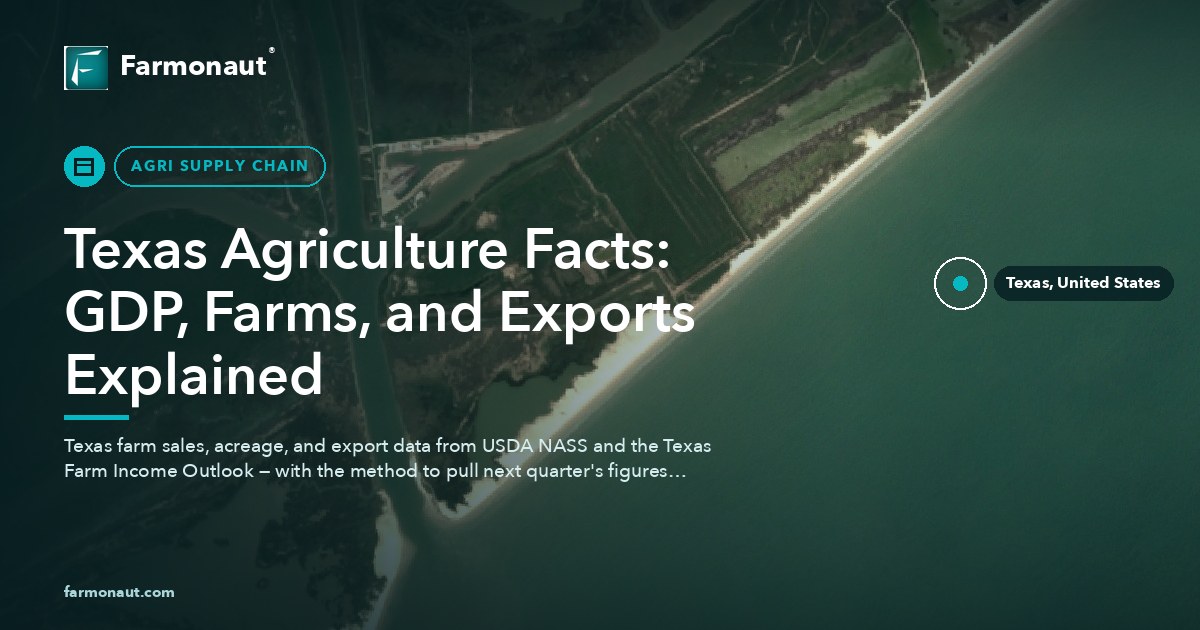 Texas Agriculture Facts: Gdp, Farms, And Exports Explained