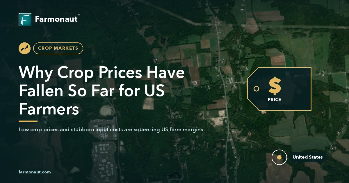 Why Crop Prices Have Fallen So Far For Us Farmers
