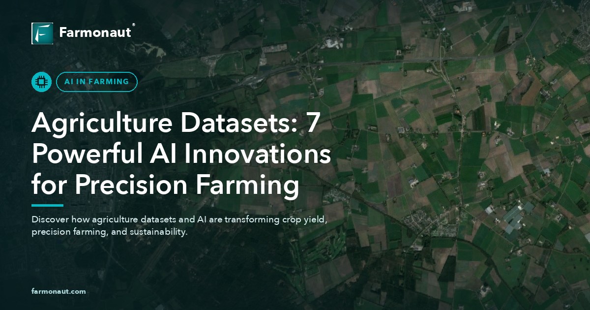 Agriculture Datasets: 7 Powerful Ai Innovations For Precision Farming