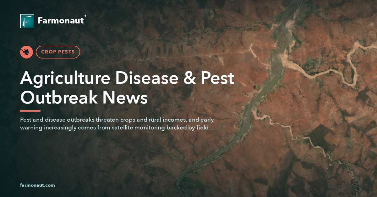 Agriculture Disease &Amp; Pest Outbreak News