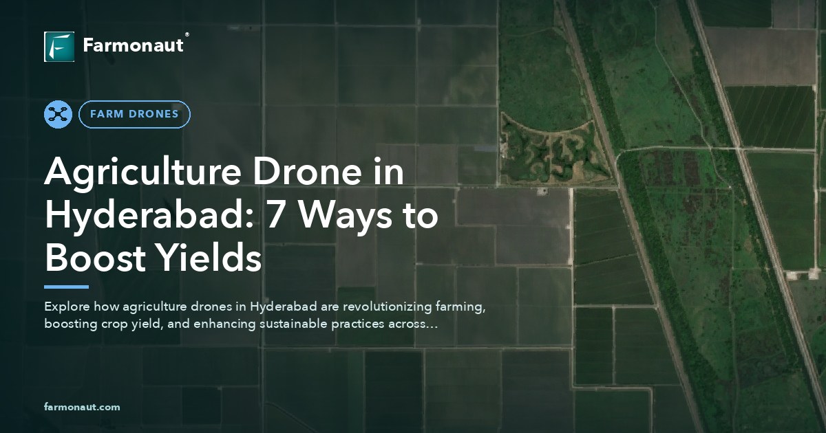 Agriculture Drone In Hyderabad: 7 Ways To Boost Yields