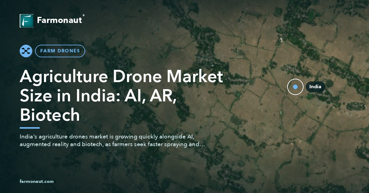 Agriculture Drone Market Size In India: Ai, Ar, Biotech