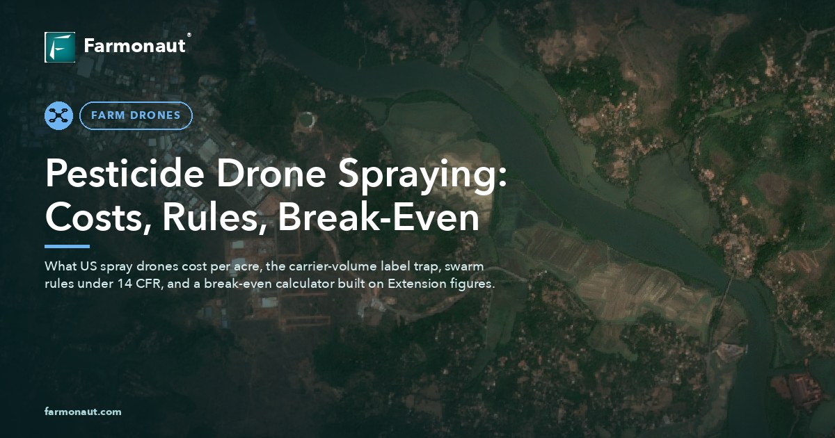 Pesticide Drone Spraying: Costs, Rules, Break-Even