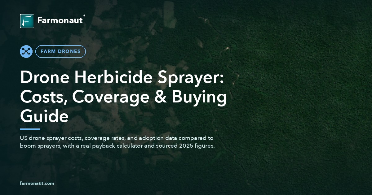 Drone Herbicide Sprayer: Costs, Coverage &Amp; Buying Guide