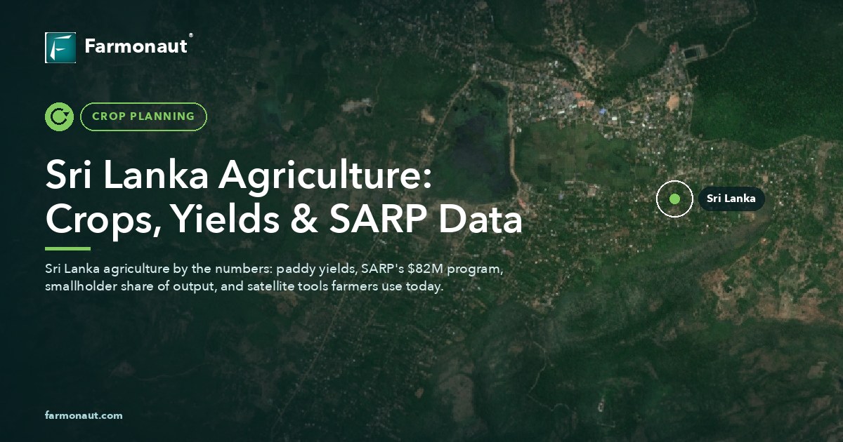 Sri Lanka Agriculture: Crops, Yields &Amp; Sarp Data