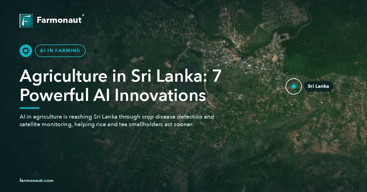 Agriculture In Sri Lanka: 7 Powerful Ai Innovations