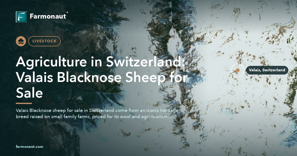 Agriculture In Switzerland: Valais Blacknose Sheep For Sale