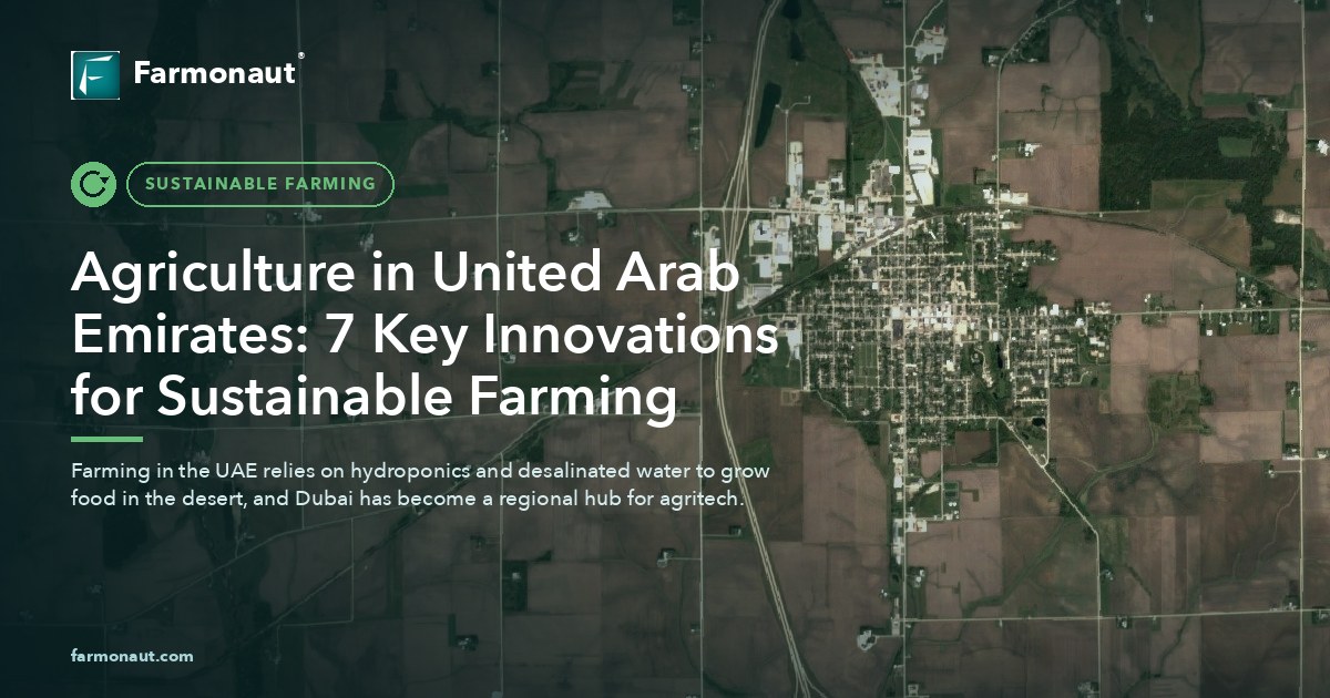 Agriculture In United Arab Emirates: 7 Key Innovations For Sustainable Farming