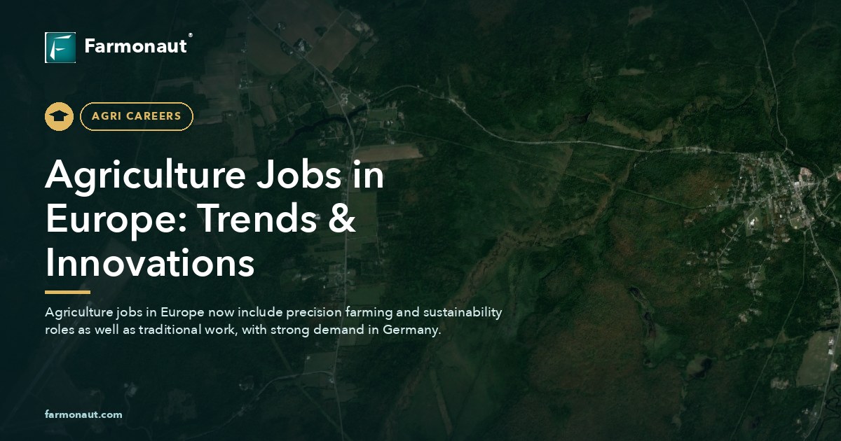 Agriculture Jobs In Europe: Trends &Amp; Innovations
