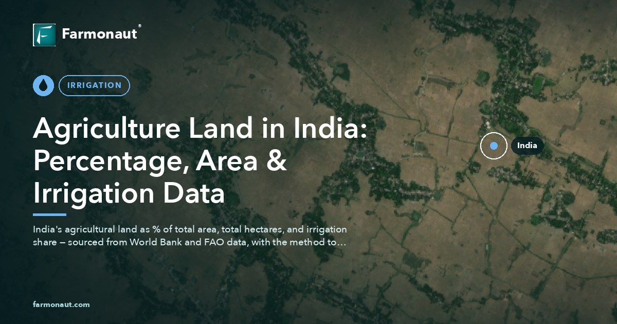 Agriculture Land In India: Percentage, Area &Amp; Irrigation Data