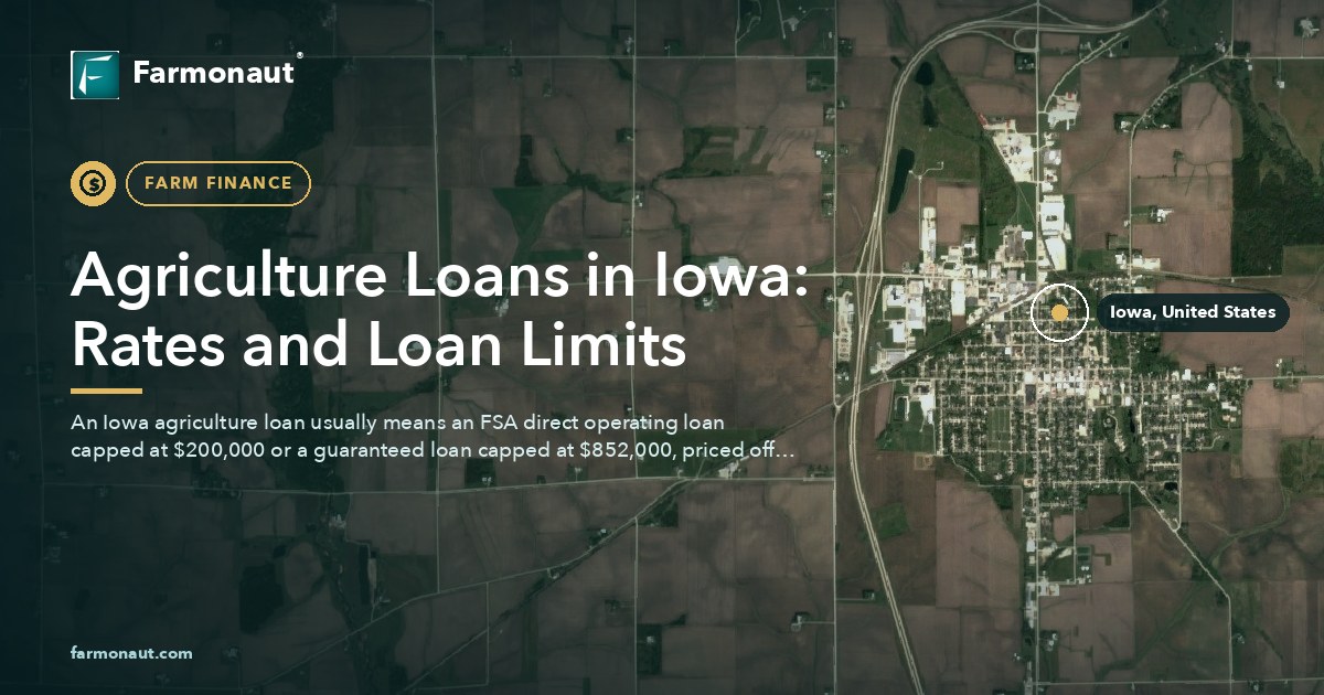 Agriculture Loans In Iowa: Rates And Loan Limits