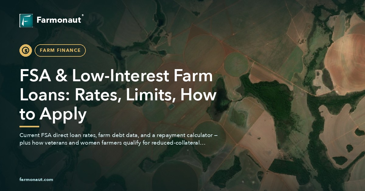 Fsa &Amp; Low-Interest Farm Loans: Rates, Limits, How To Apply
