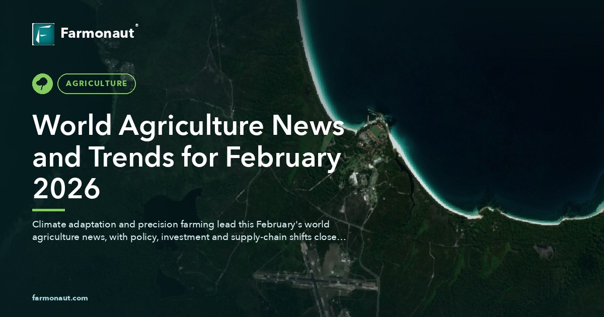 World Agriculture News And Trends For February 2026