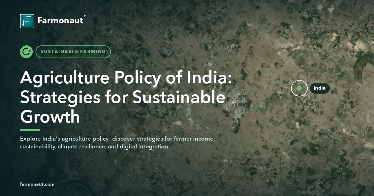 Agriculture Policy Of India: Strategies For Sustainable Growth