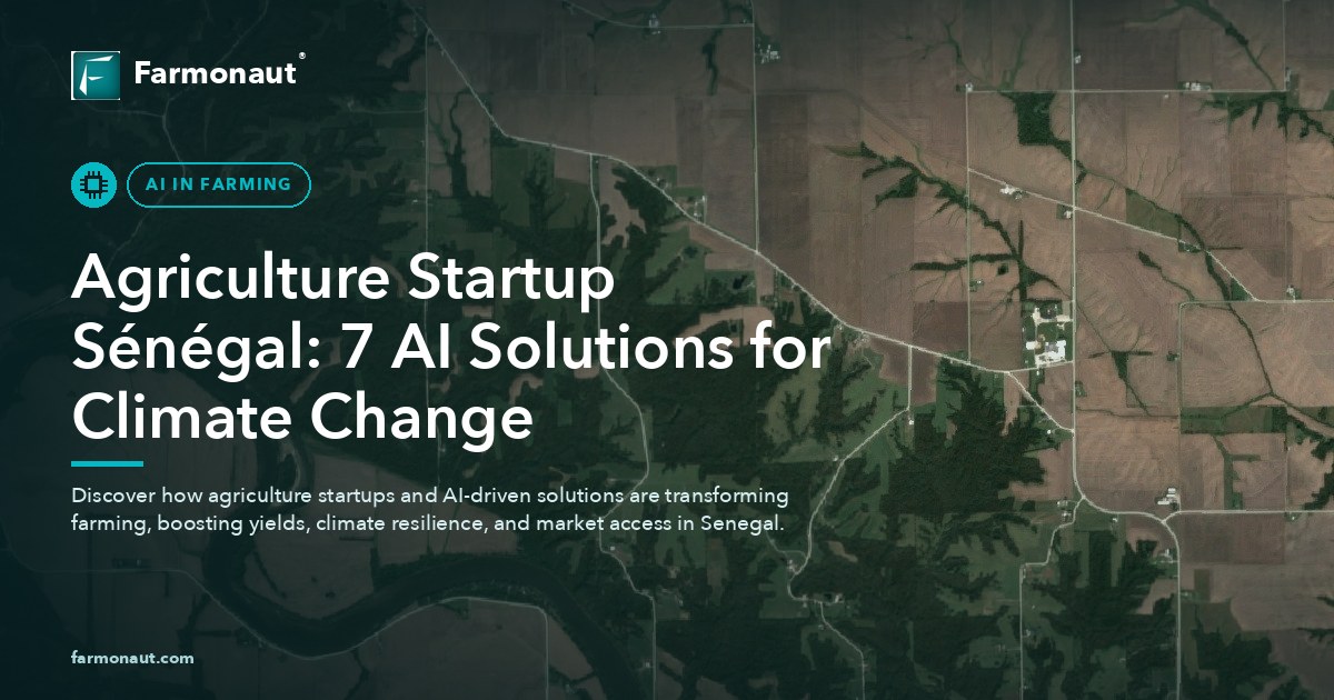 Agriculture Startup Sénégal: 7 Ai Solutions For Climate Change
