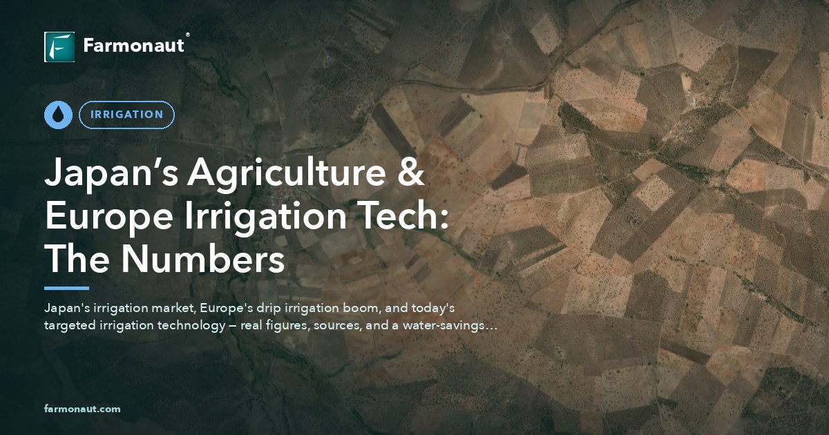 Japan’s Agriculture &Amp; Europe Irrigation Tech: The Numbers