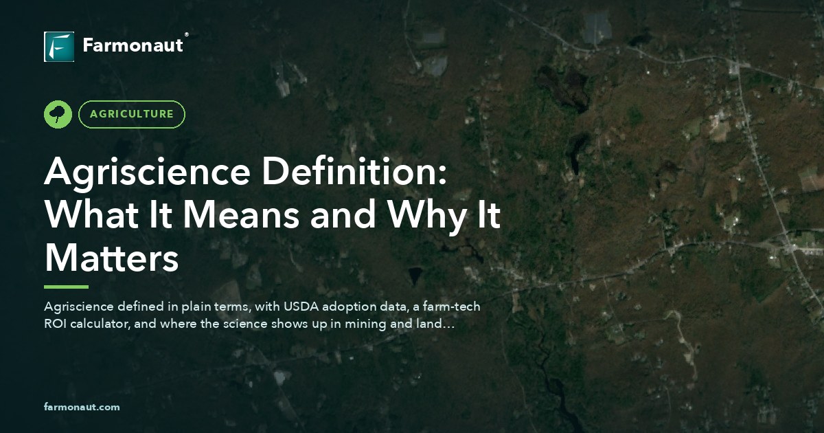 Agriscience Definition: What It Means And Why It Matters