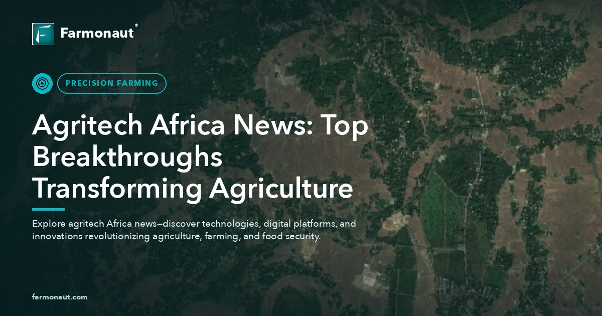 Agritech Africa News: Top Breakthroughs Transforming Agriculture