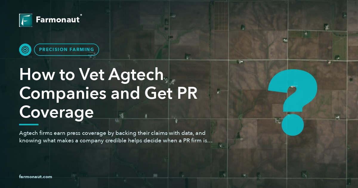 How To Vet Agtech Companies And Get Pr Coverage