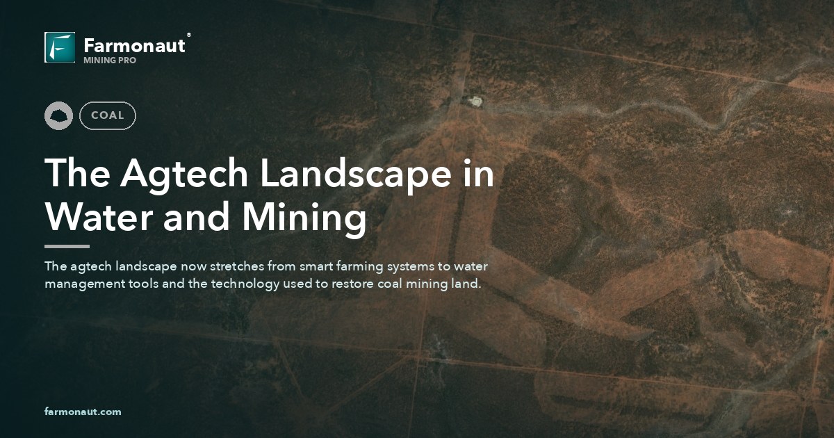 The Agtech Landscape In Water And Mining