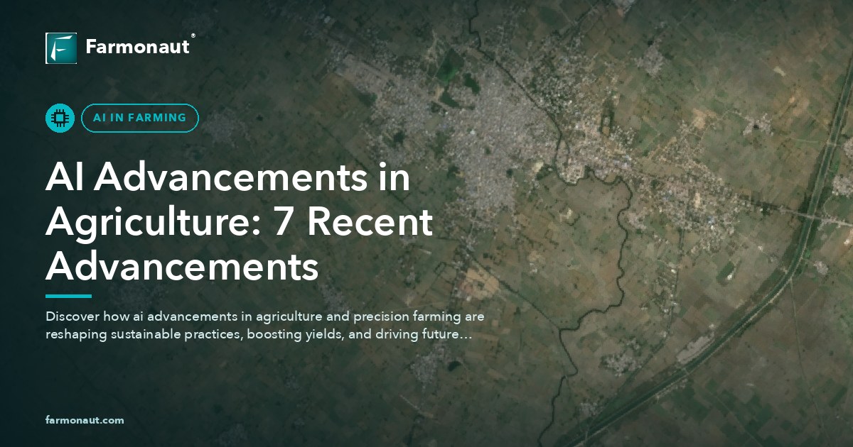 Ai Advancements In Agriculture: 7 Recent Advancements