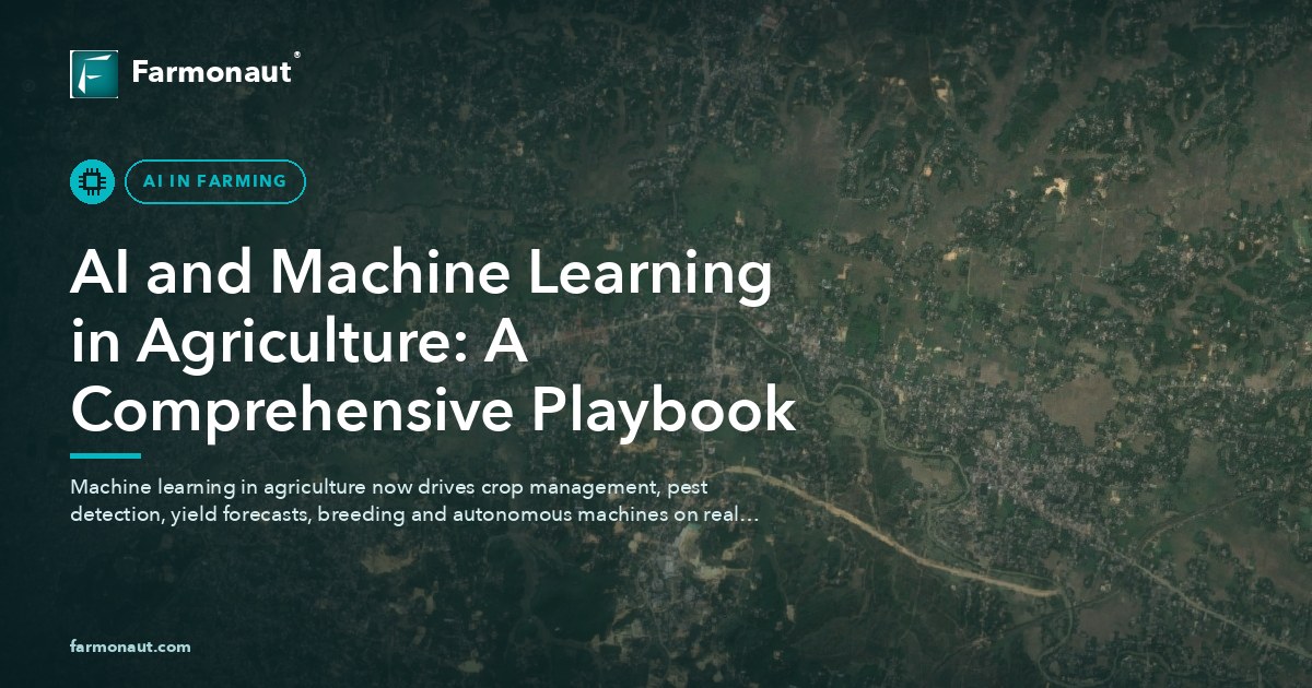 Ai And Machine Learning In Agriculture: A Comprehensive Playbook