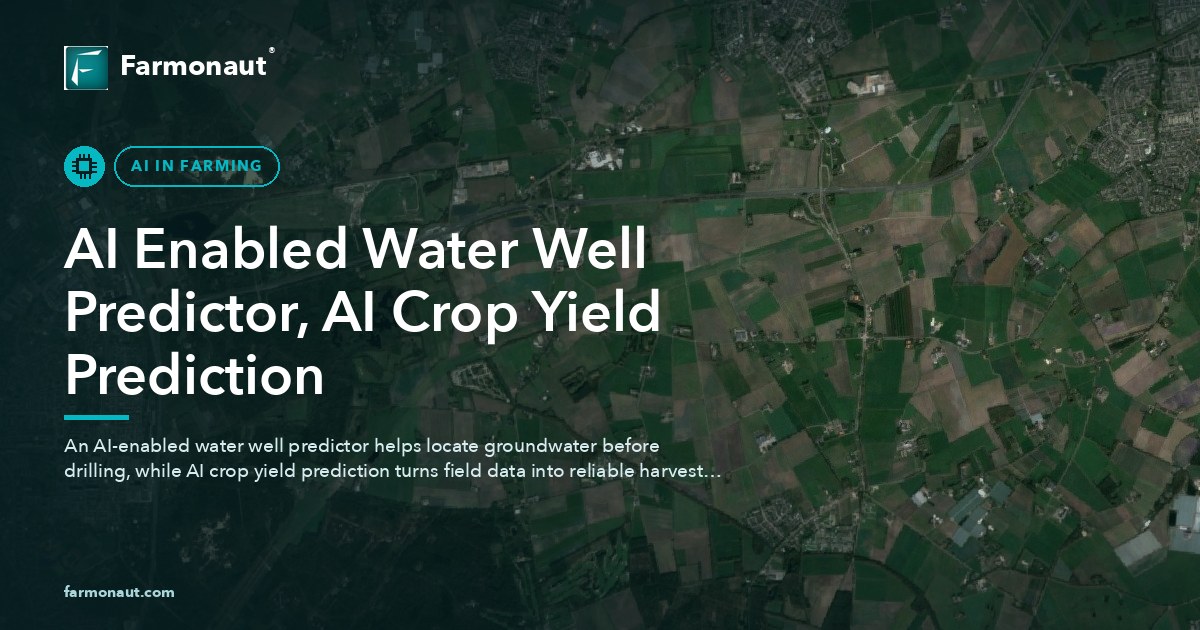 Ai Enabled Water Well Predictor, Ai Crop Yield Prediction