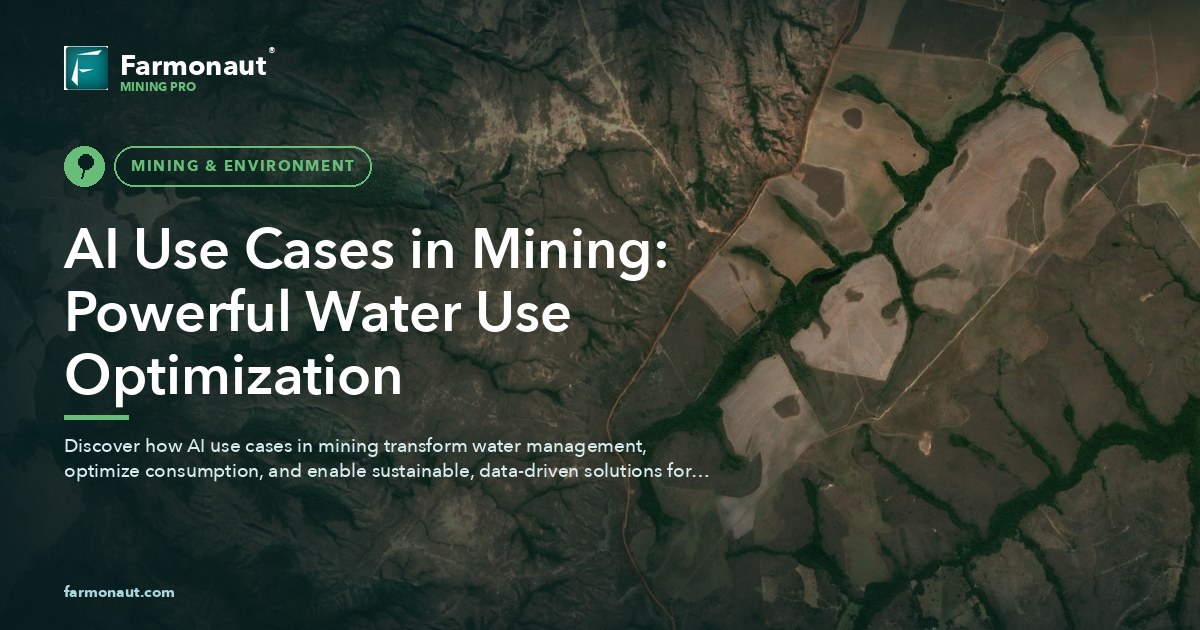 Ai Use Cases In Mining: Powerful Water Use Optimization