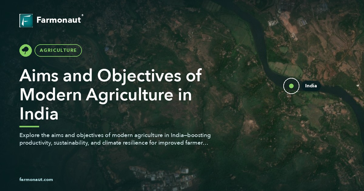 Aims And Objectives Of Modern Agriculture In India