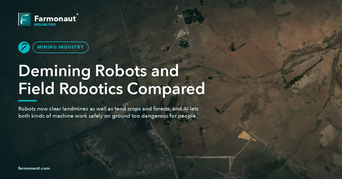 #Airobotics: Compare Demine &Amp; Field Robotics Benefits 104 Demining Robots And Field Robotics Compared