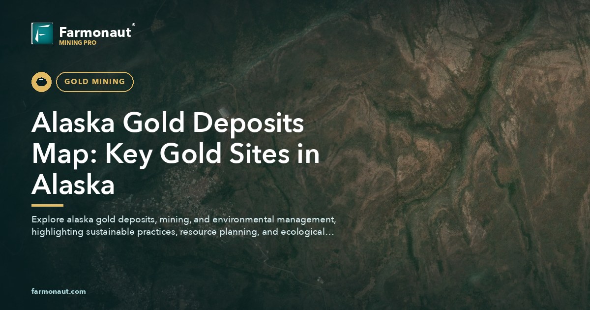 Alaska Gold Deposits Map: Key Gold Sites In Alaska