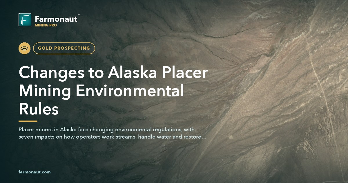 Changes To Alaska Placer Mining Environmental Rules
