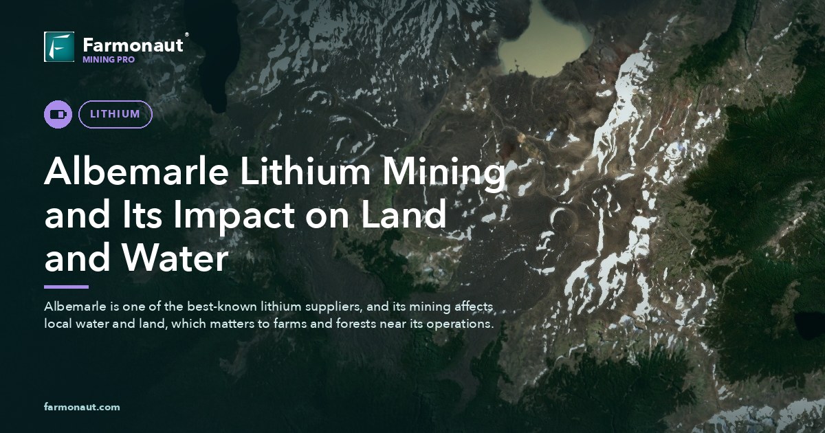 Albemarle Lithium Mining And Its Impact On Land And Water