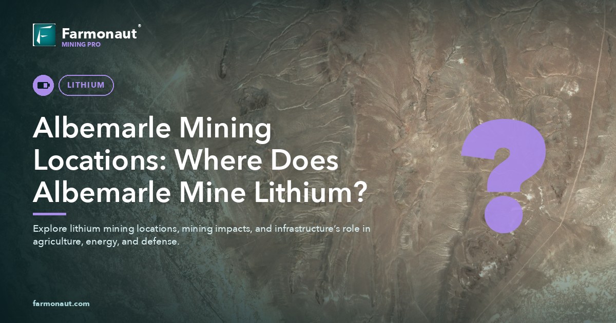 Albemarle Mining Locations: Where Does Albemarle Mine Lithium?