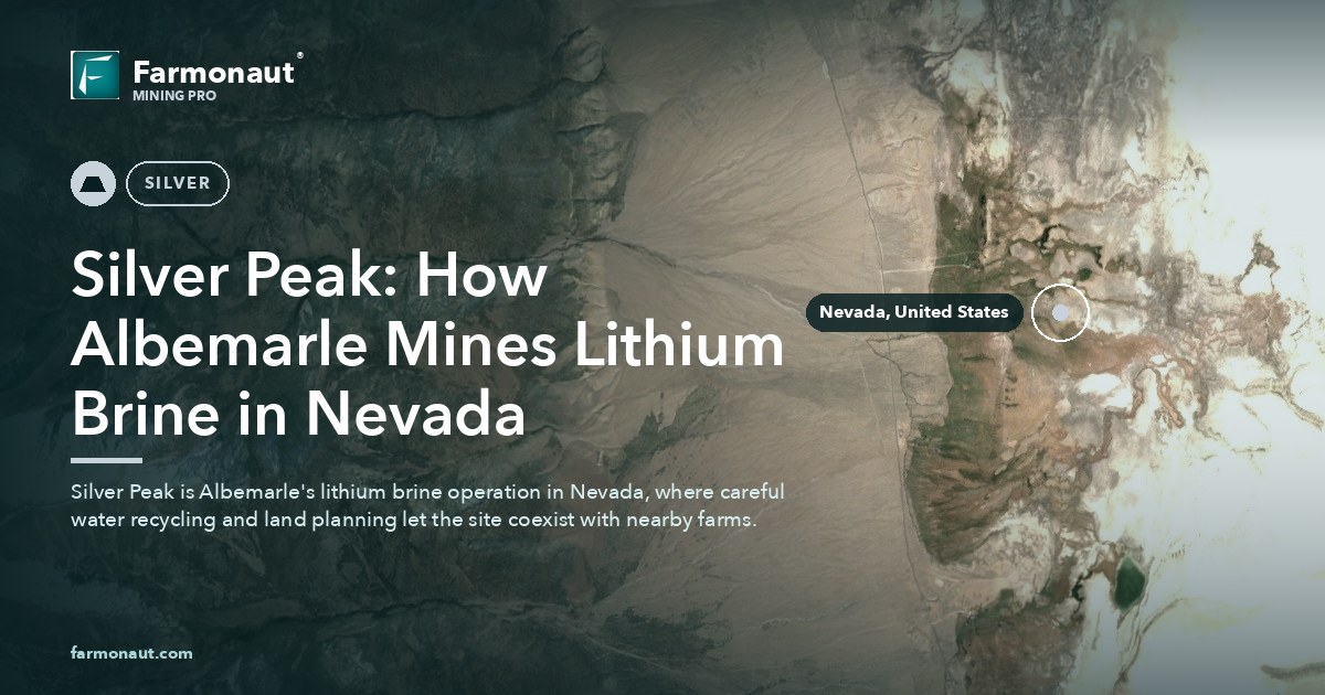 Silver Peak: How Albemarle Mines Lithium Brine In Nevada