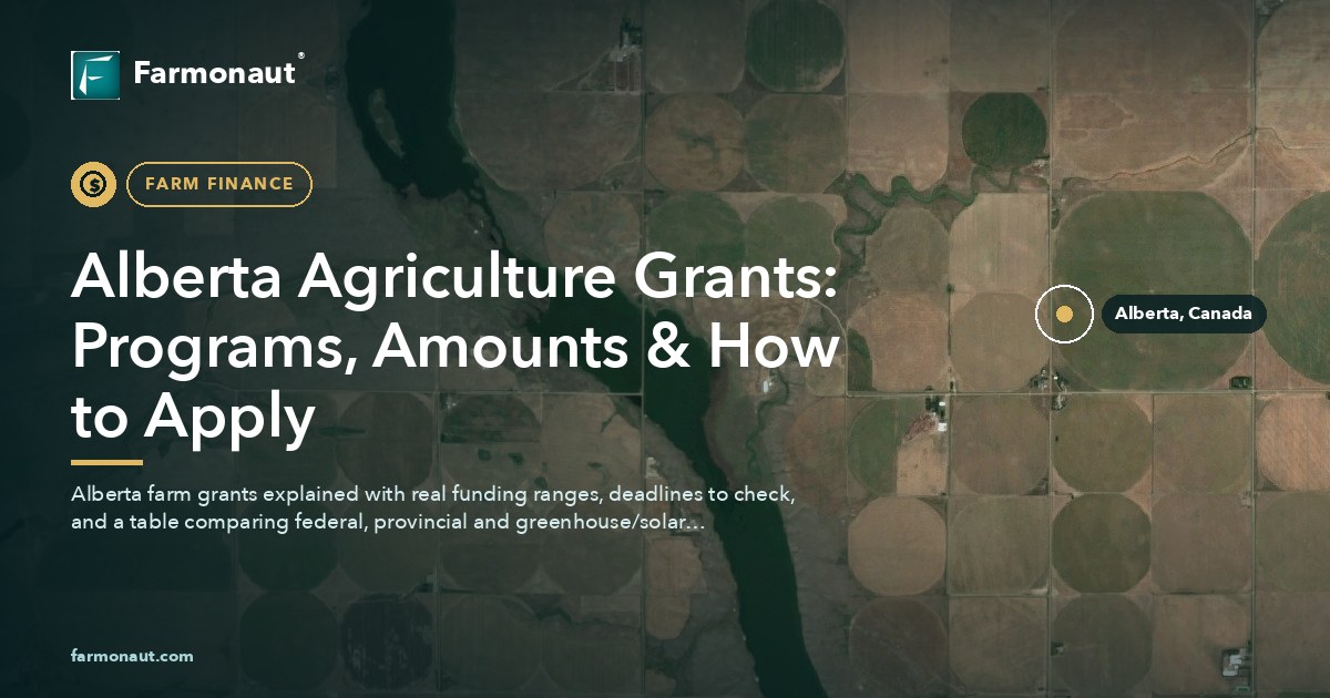 Alberta Agriculture Grants: Programs, Amounts &Amp; How To Apply