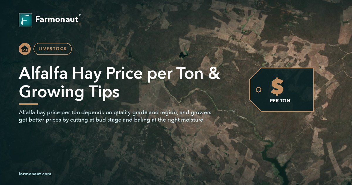 Alfalfa Hay Price Per Ton &Amp; Growing Tips