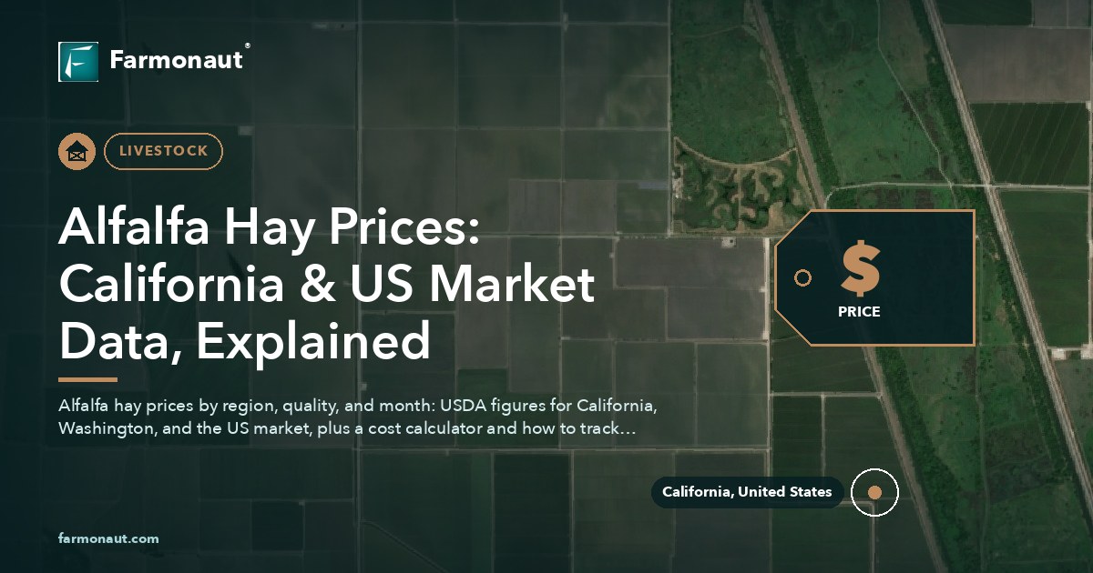 Alfalfa Hay Prices: California &Amp; Us Market Data, Explained
