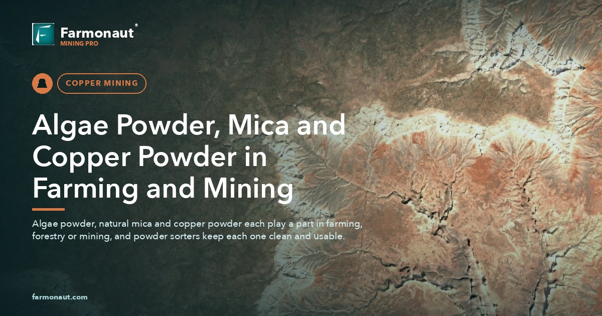 Algae Powder, Natural Mica, Copper Powder Sorter Guide 53 Algae Powder, Mica And Copper Powder In Farming And Mining