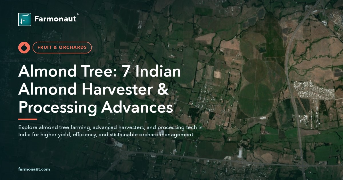 Almond Tree: 7 Indian Almond Harvester &Amp; Processing Advances