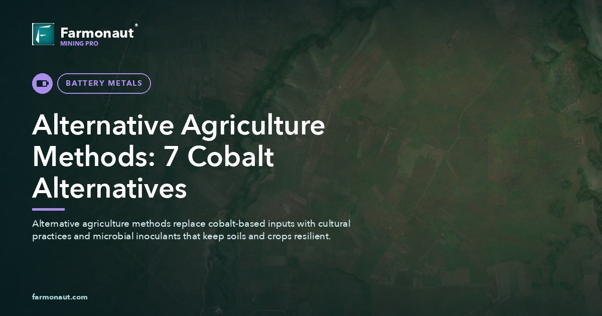 Alternative Agriculture Methods: 7 Cobalt Alternatives