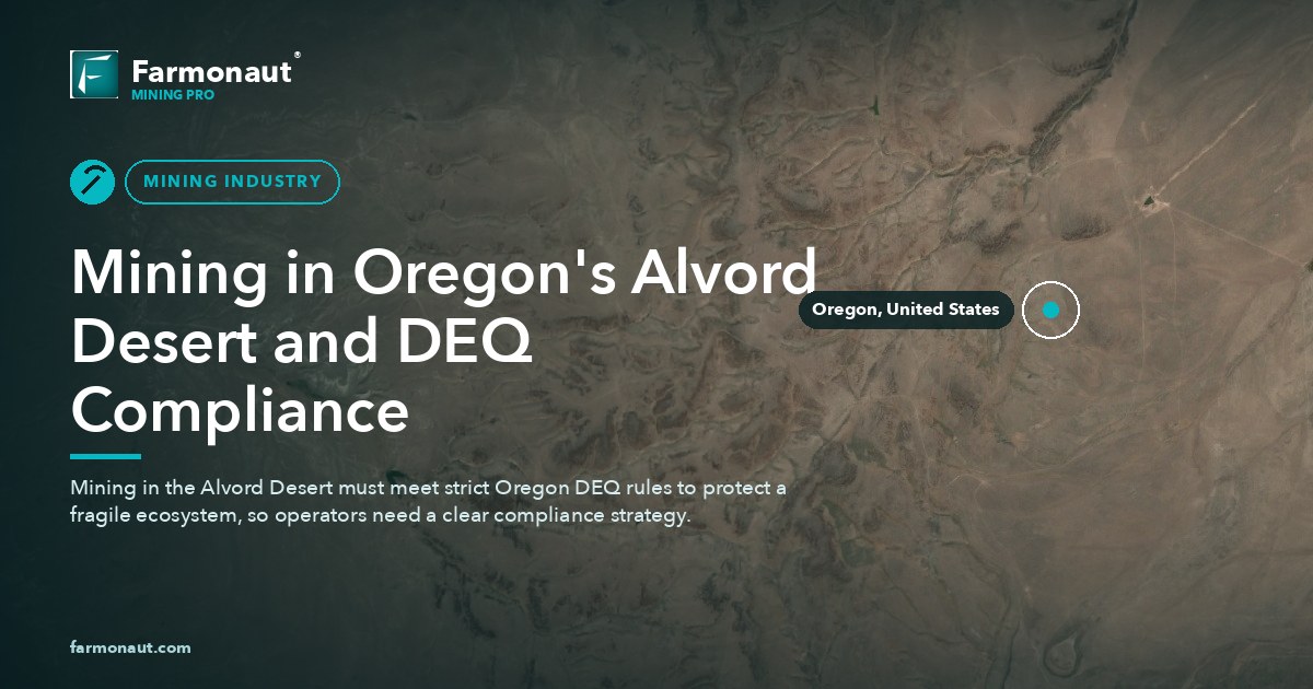 Alvord Desert Oregon Mining: Deq Compliance Strategies 47 Mining In Oregon'S Alvord Desert And Deq Compliance