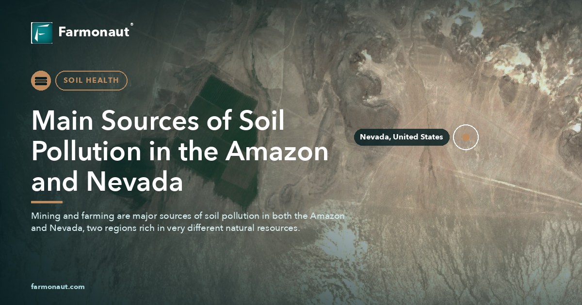 Main Sources Of Soil Pollution In The Amazon And Nevada