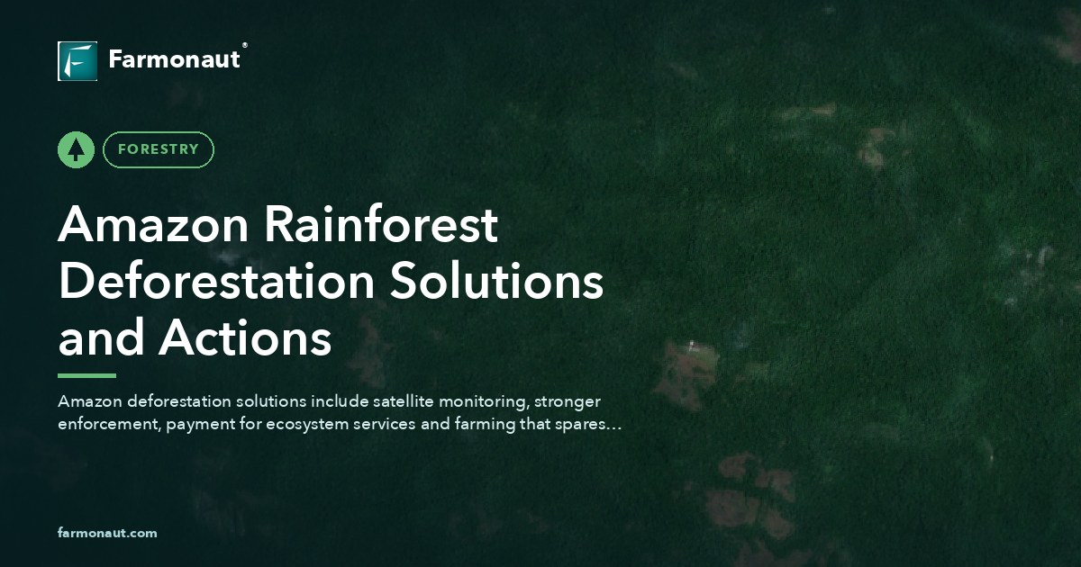 Amazon Rainforest Deforestation Solutions And Actions