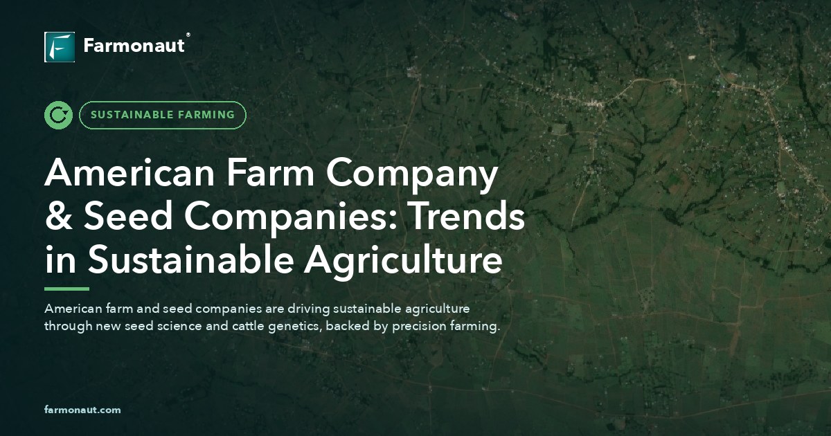American Farm Company &Amp; Seed Companies: Trends In Sustainable Agriculture