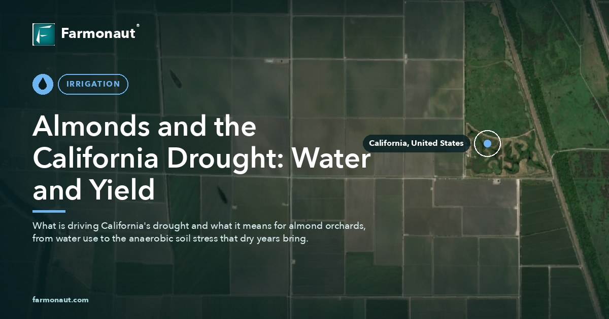 Almonds And The California Drought: Water And Yield