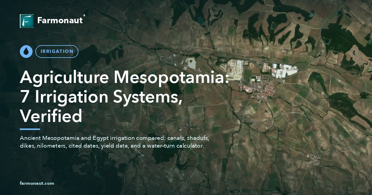 Agriculture Mesopotamia: 7 Irrigation Systems, Verified