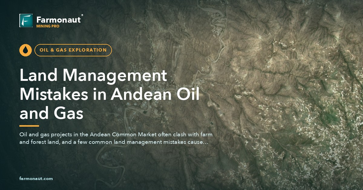 Andean Common Market: Land Management Mistakes Oil And Gas 40 Land Management Mistakes In Andean Oil And Gas
